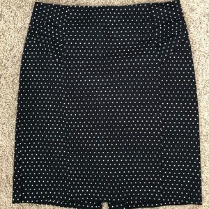 Polka dot NY&CO pencil skirt